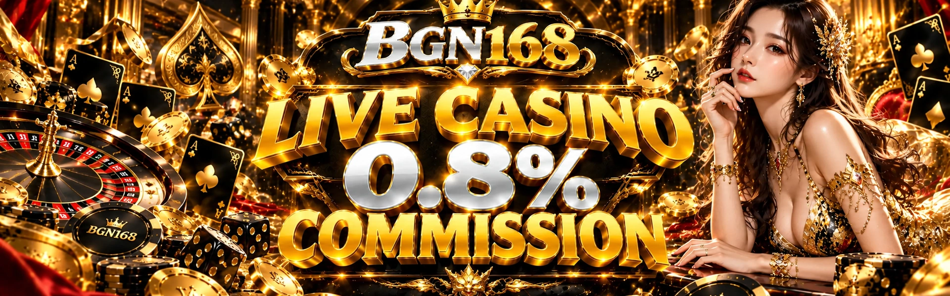 BGN168 live casino bonuss