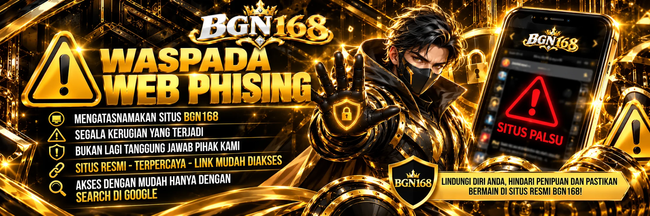 BGN168 WARNING WEB PHISING